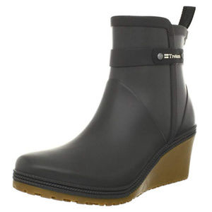 Tretorn Women's Plask Mid Wedge Rain Boots size 6